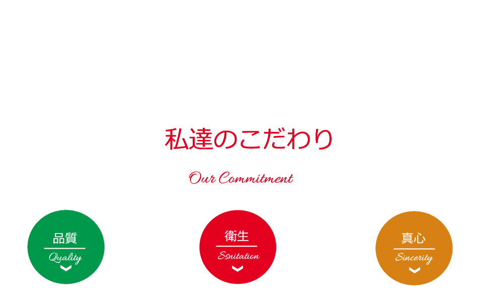私達のこだわり